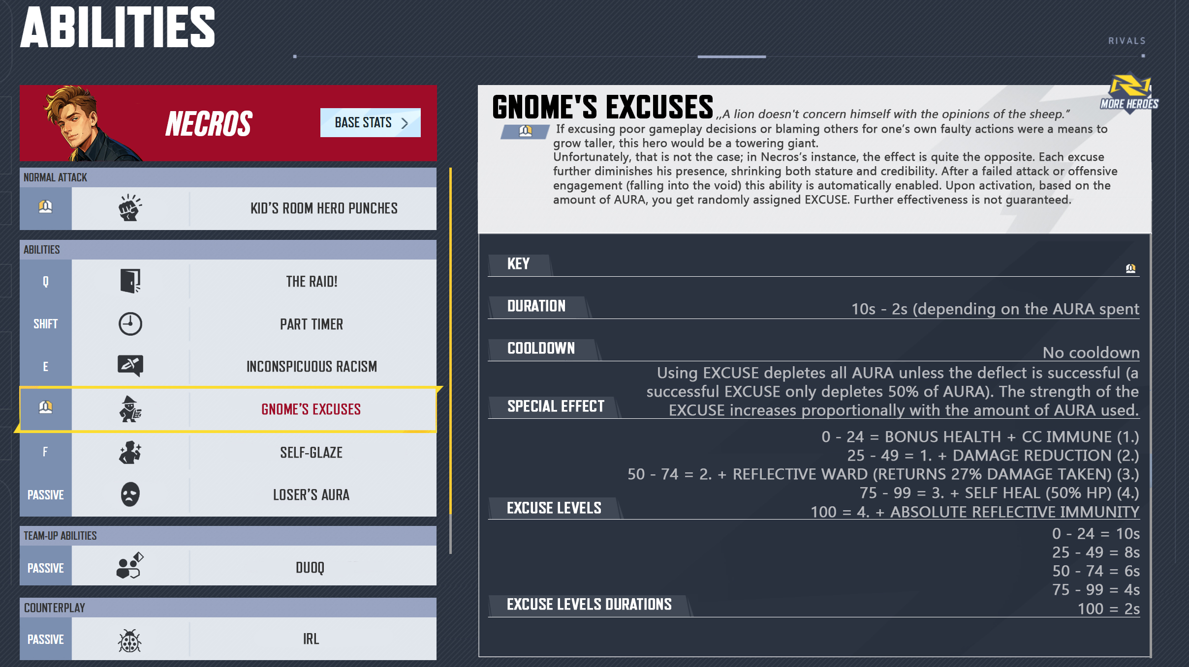 Necros right click concept